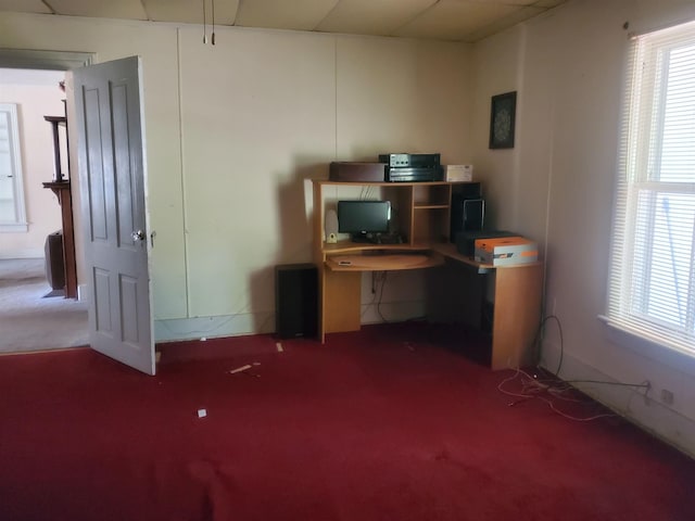 190 Beaverdam Church Rd, Enoree, SC 29335 - view of carpeted office