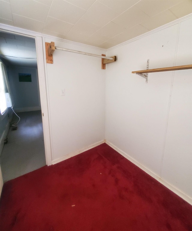 190 Beaverdam Church Rd, Enoree, SC 29335 - spacious closet with carpet floors