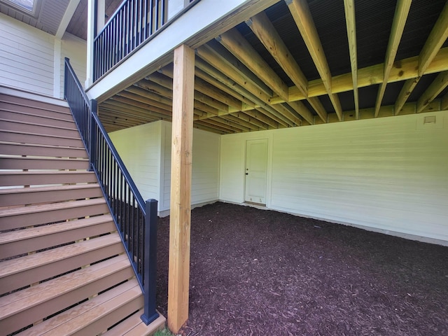 3963 Pennington Rd, Greer, SC 29651 - view of patio / terrace featuring stairs and a carport