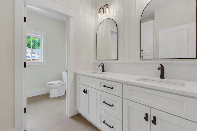 3963 Pennington Rd, Greer, SC 29651 - bathroom featuring double vanity and tile patterned floors