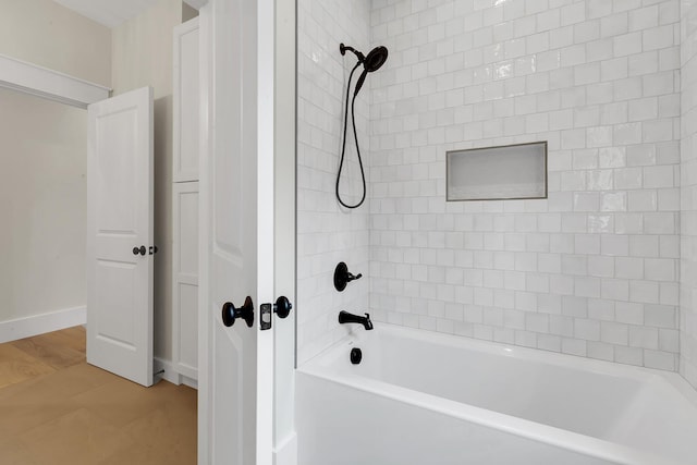 3963 Pennington Rd, Greer, SC 29651 - bathroom with shower / tub combination and baseboards