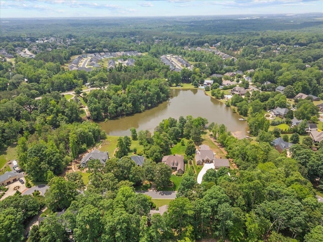 155 Lake Park Dr, Spartanburg, SC 29301 - aerial view of residential area featuring a nearby body of water and a forest