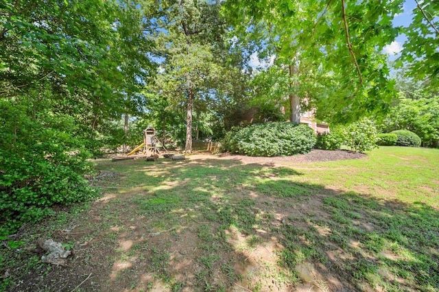 155 Lake Park Dr, Spartanburg, SC 29301 - view of grassy yard with a playground