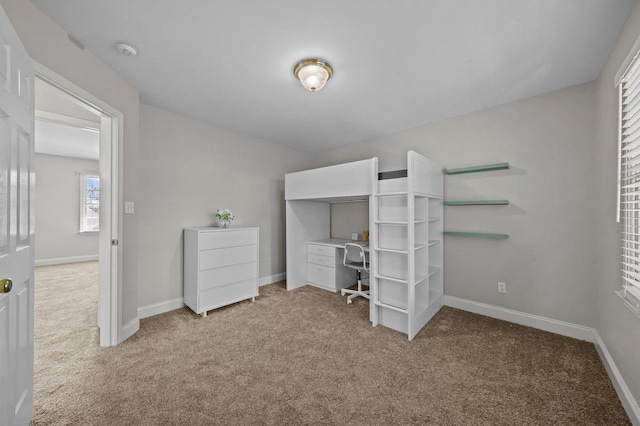 155 Lake Park Dr, Spartanburg, SC 29301 - carpeted bedroom featuring baseboards and a desk