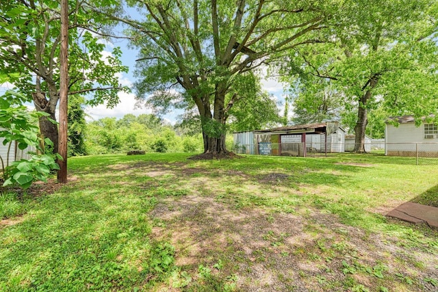 1762 New Cut Rd, Spartanburg, SC 29303 - view of yard with a detached carport