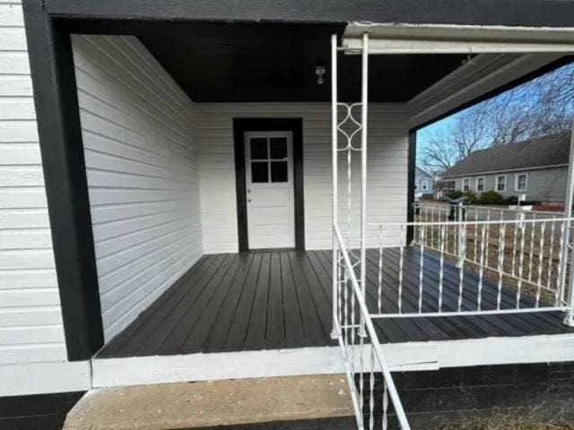 1145 Granite St, Pacolet, SC 29372 - view of wooden porch