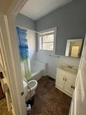 1145 Granite St, Pacolet, SC 29372 - bathroom with vanity and shower / bath combo