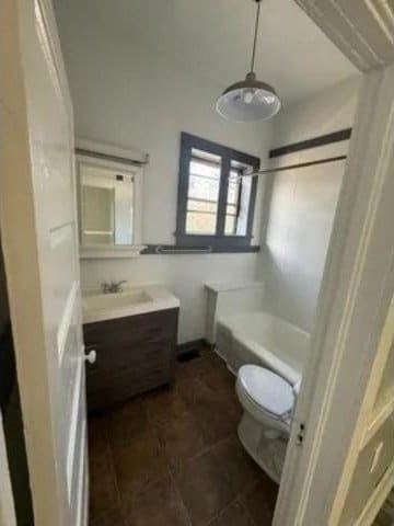 1145 Granite St, Pacolet, SC 29372 - bathroom with vanity and washtub / shower combination