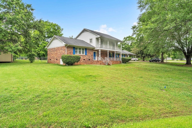 125 Greenway Ave, Union, SC 29379 - view of front facade with brick siding and covered porch
