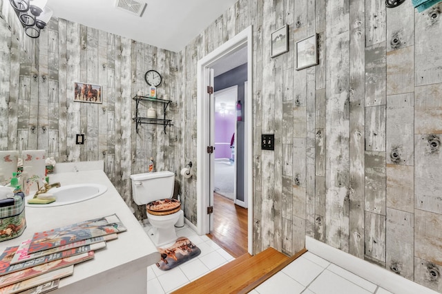 125 Greenway Ave, Union, SC 29379 - bathroom with tile patterned flooring and vanity