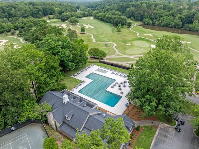 458 Carolina Club Dr, Spartanburg, SC 29306 - bird's eye view of a local golf course