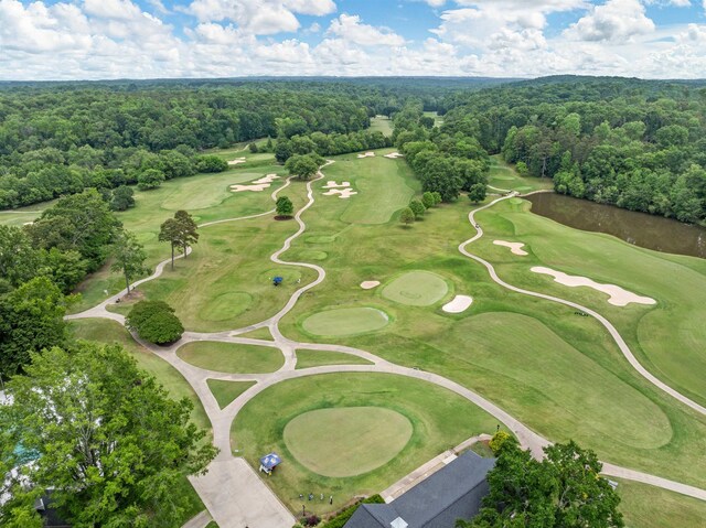 458 Carolina Club Dr, Spartanburg, SC 29306 - aerial view of property's location with a heavily wooded area and a local golf course