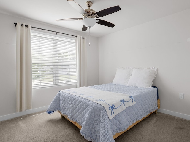 514 Olivia Springs Dr, Spartanburg, SC 29302 - bedroom featuring carpet flooring and a ceiling fan