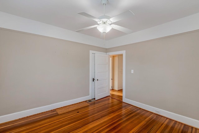 91 Lawrence St, Lyman, SC 29365 - spare room with wood finished floors and ceiling fan