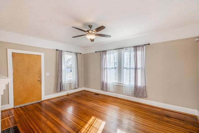91 Lawrence St, Lyman, SC 29365 - unfurnished room featuring ceiling fan and hardwood / wood-style flooring