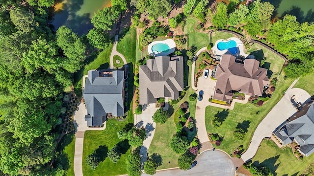 135 Neal Pointe Dr, Chesnee, SC 29323 - aerial view of property and surrounding area featuring a pool area