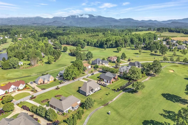 115 Gleneagles Rd, Campobello, SC 29322 - aerial view of a mountainous background and a local golf course