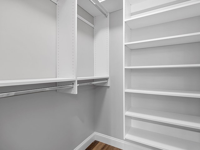 1328 Shoresbrook Rd, Spartanburg, SC 29301 - spacious closet with dark wood-style flooring