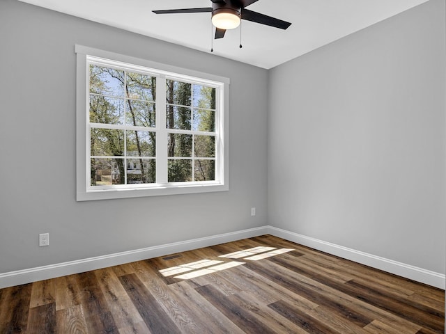 1328 Shoresbrook Rd, Spartanburg, SC 29301 - unfurnished room featuring a ceiling fan and wood finished floors