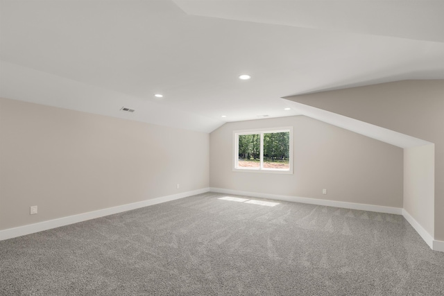 3135 E Croft Cir, Spartanburg, SC 29302 - bonus room with vaulted ceiling, recessed lighting, and carpet floors