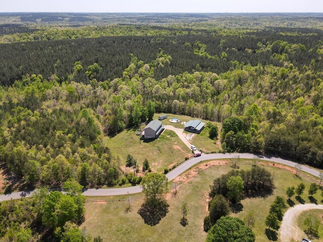 955 Baggett Rd, Enoree, SC 29335 - aerial view of a heavily wooded area