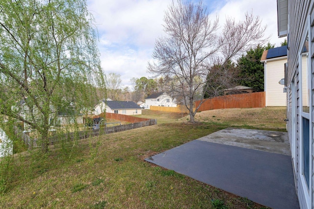 100 Maximus Dr, Greer, SC 29651 - fenced backyard featuring a patio area and a residential view