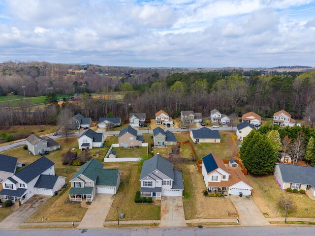 100 Maximus Dr, Greer, SC 29651 - aerial view of residential area featuring a forest