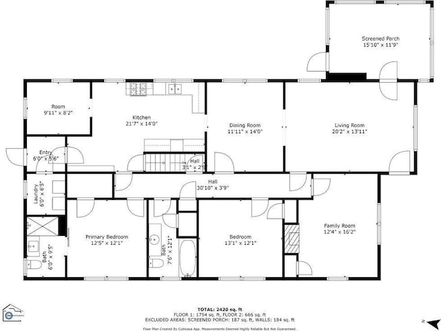 203 E S St, Union, SC 29379 - view of floor plan / room layout