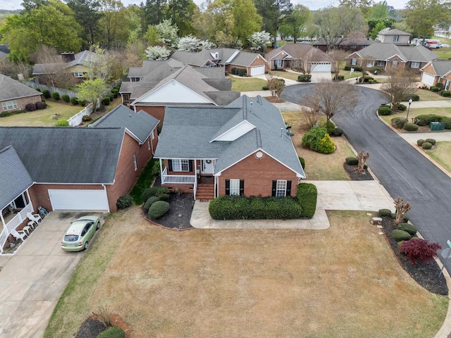 110 Hidden Ridge Dr, Spartanburg, SC 29301 - aerial perspective of suburban area