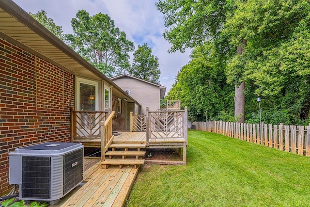 2250 Hickory Dr, Spartanburg, SC 29302 - view of yard with a wooden deck