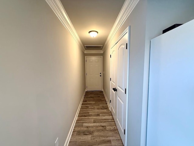 115 Rolling Mill Rd, Gaffney, SC 29340 - corridor featuring wood finished floors and crown molding