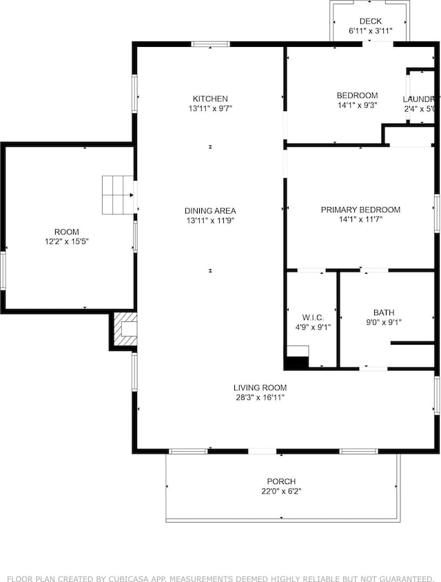 105 Anderson St, Spartanburg, SC 29301 - view of home floor plan