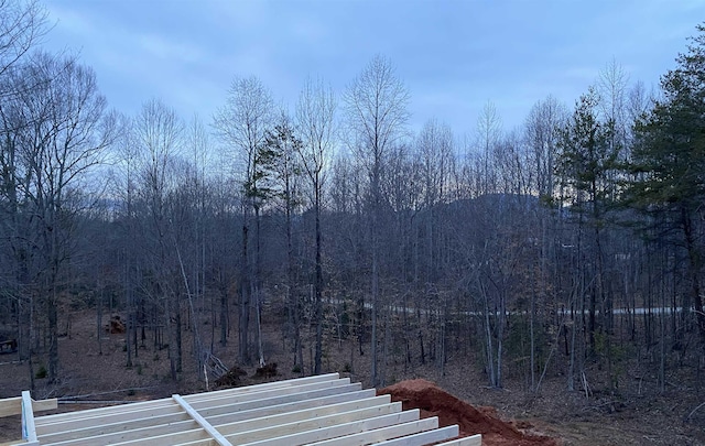 122 Belue Mill Rd, Landrum, SC 29356 - mountain view featuring a heavily wooded area