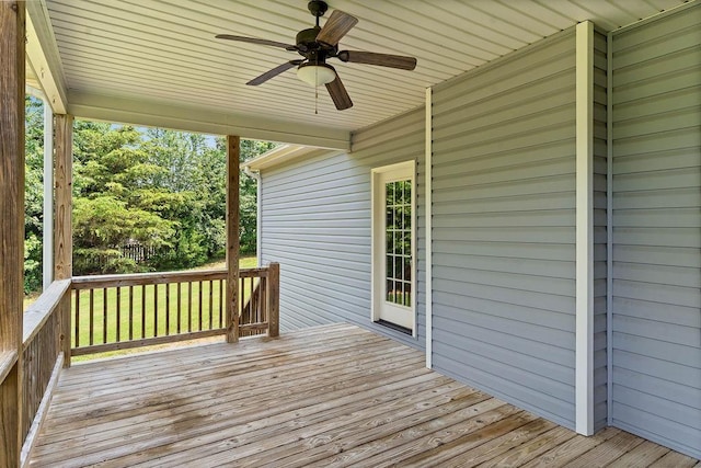 30 Caperton Way, Greer, SC 29651 - deck with ceiling fan