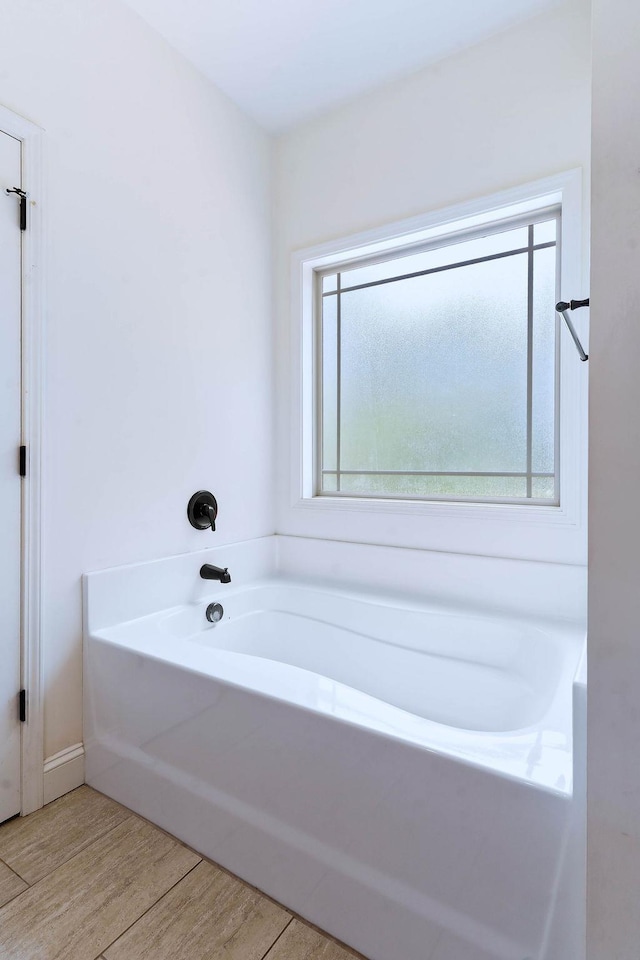 30 Caperton Way, Greer, SC 29651 - full bathroom featuring a bath and wood finished floors