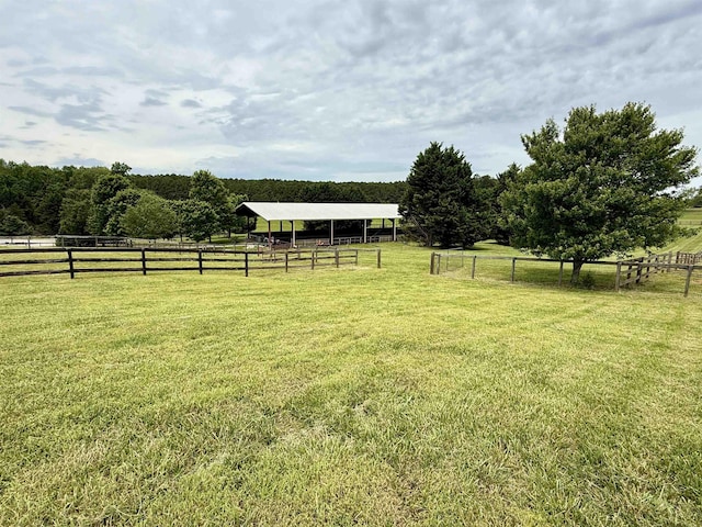 226 John Smith Rd, Columbus, NC 28722 - view of yard with a view of rural / pastoral area