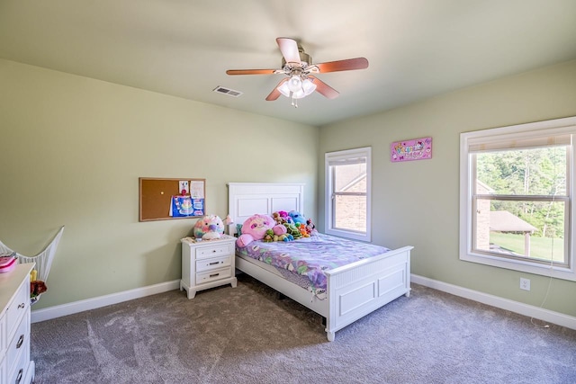 112 Murdock Ln, Greer, SC 29651 - bedroom with carpet and ceiling fan