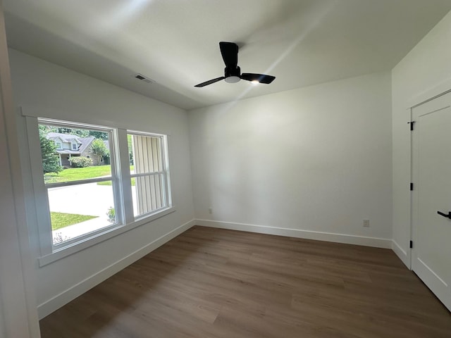 953 Mike Cir, Boiling Springs, SC 29303 - spare room with wood finished floors and ceiling fan