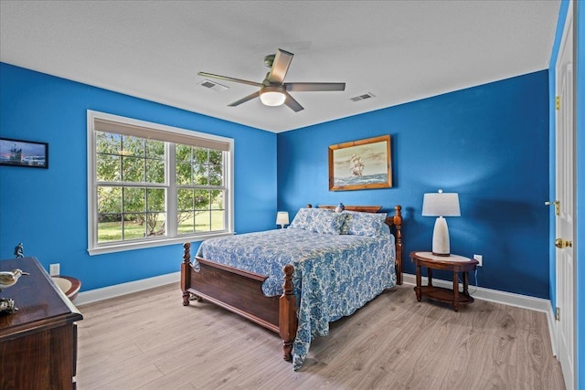 3881 New Cut Rd, Inman, SC 29349 - bedroom featuring wood finished floors and a ceiling fan