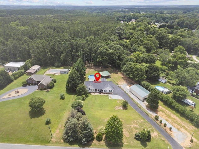 3881 New Cut Rd, Inman, SC 29349 - aerial view of a forest