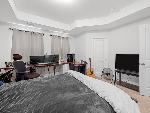 115 Turfway Dr, Greer, SC 29651 - bedroom with a tray ceiling and a desk