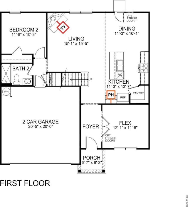3307 Cypress Hollow Dr, Moore, SC 29369 - view of property floor plan