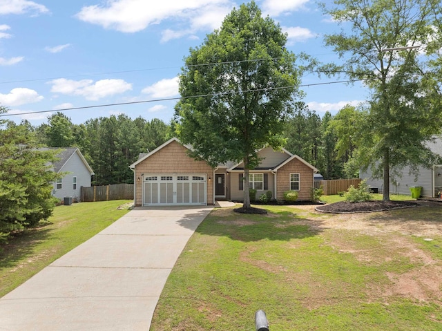 719 S Bomar Ave, Landrum, SC 29356 - ranch-style home featuring concrete driveway and an attached garage