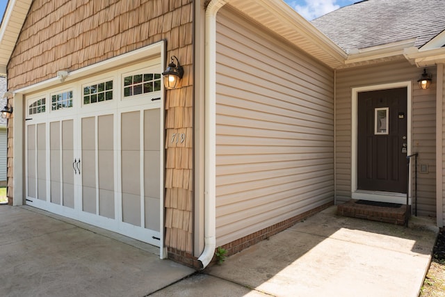 719 S Bomar Ave, Landrum, SC 29356 - view of exterior entry with a shingled roof