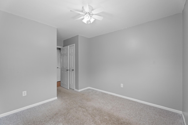 719 S Bomar Ave, Landrum, SC 29356 - carpeted empty room with ceiling fan and baseboards
