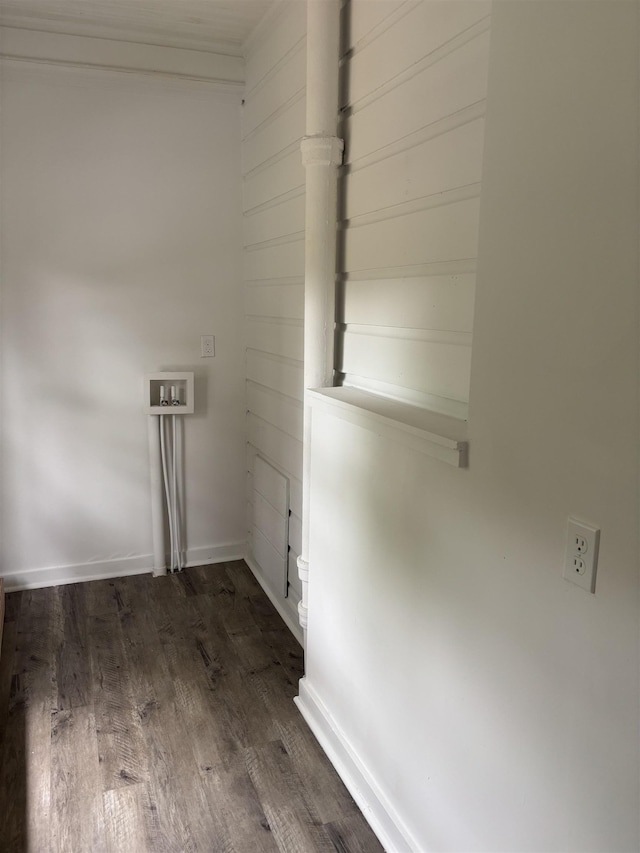 112 Scruggs, Spartanburg, SC 29303 - washroom with wood finished floors and baseboards