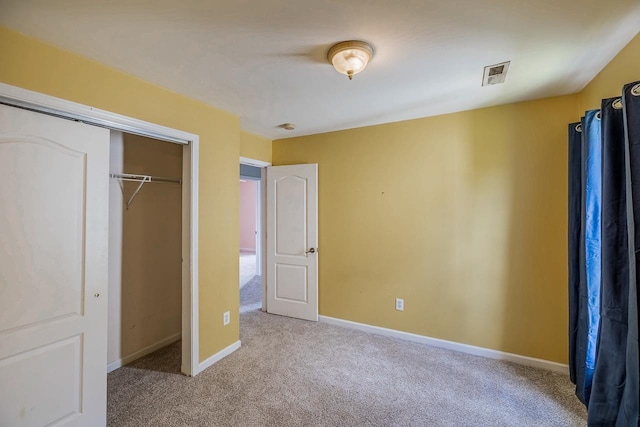 811 S Edisto River Dr, Roebuck, SC 29376 - unfurnished bedroom featuring light carpet and a closet