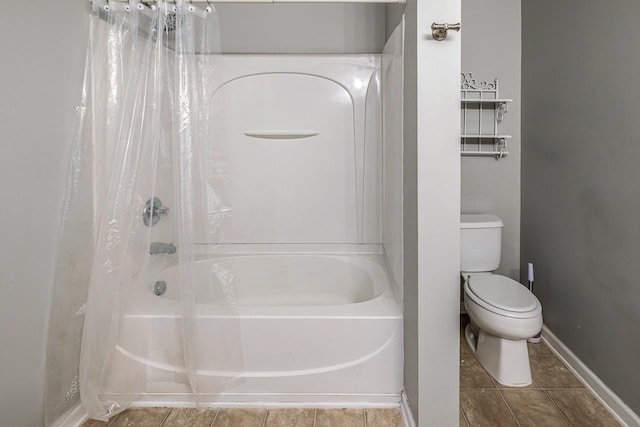 811 S Edisto River Dr, Roebuck, SC 29376 - full bathroom featuring shower / bathtub combination with curtain and tile patterned flooring
