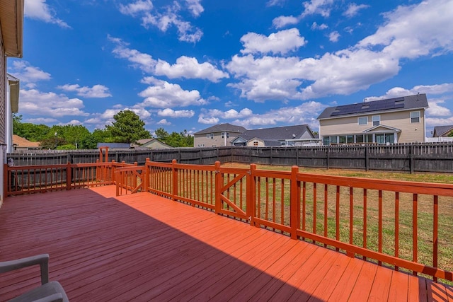 811 S Edisto River Dr, Roebuck, SC 29376 - deck featuring a fenced backyard and a residential view