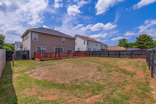 811 S Edisto River Dr, Roebuck, SC 29376 - rear view of property featuring a fenced backyard and a deck